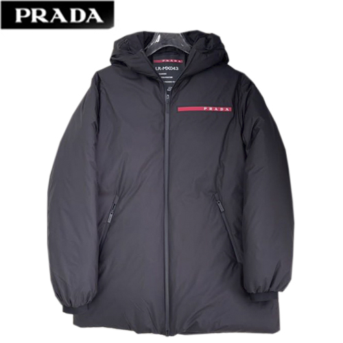 PRADA-102414 프라다 블랙 나일론 패딩 남성용