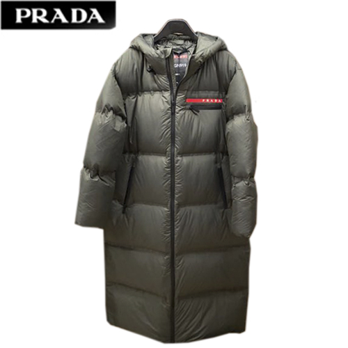 PRADA-10296 프라다 카키 나일론 롱 패딩 여성용