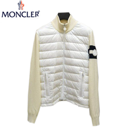 MONCLER-110212 몽클레어 아이보리 니트 코튼 패딩 쟈켓 남성용