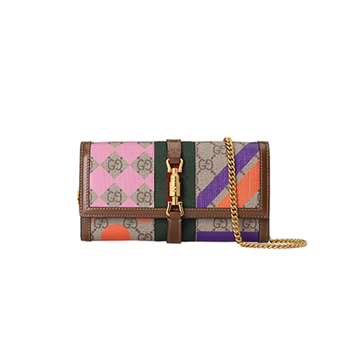 [스페셜오더]GUCCI-652681 8309 구찌 GG 수프림 재키 1961 체인 월릿