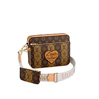 LOUIS VUITTON-M14069 루이비통 스카이 블루 모노그램 트리오 메신저