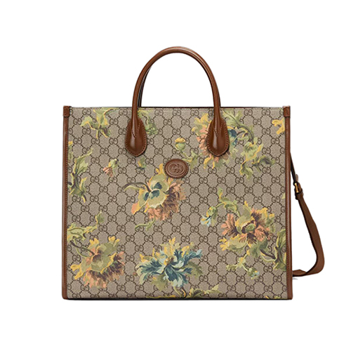 [스페셜오더]GUCCI-674148 8308 구찌 GG 수프림 카네이션 미디엄 토트 백