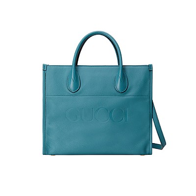 [스페셜오더]GUCCI-674822 4432 구찌 블루 GUCCI 로고 스몰 토트백