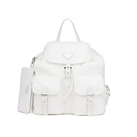 PRADA-1BZ811 프라다 콘플라워 블루 파우치 미디엄 리나일론 백팩 30cm