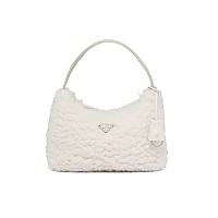 [스페셜오더]PRADA-1NE515 프라다 베이지 리에디션 2000 시어링 미니 숄더백
