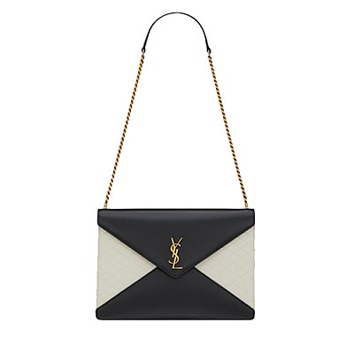 [스페셜오더]SAINT LAURENT-668864 생 로랑 블랙/화이트 퀼트 GABY 체인 백