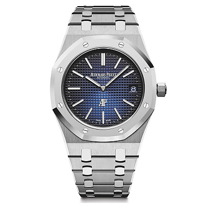 [ZF]AP-오데마피게 로얄 오크 JUMBO 엑스트라-씬 스모크블루 39mm 15202IP 1:1 Best Edition