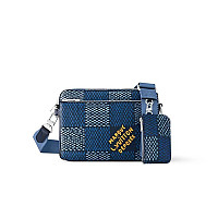 LOUIS VUITTON-M14069 루이비통 스카이 블루 모노그램 트리오 메신저