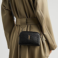 [스페셜오더]YSL-763961 생 로랑 블랙 램스킨 GABY  버킷 백