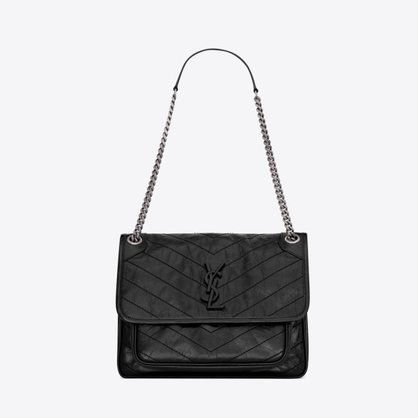 [스페셜오더]YSL-633158 생 로랑 블랙 NIKI 미디엄 숄더백 28cm