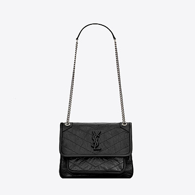 YSL-633178 생 로랑 DARK CORK 램스킨 NIKI 미디엄 숄더백 28cm