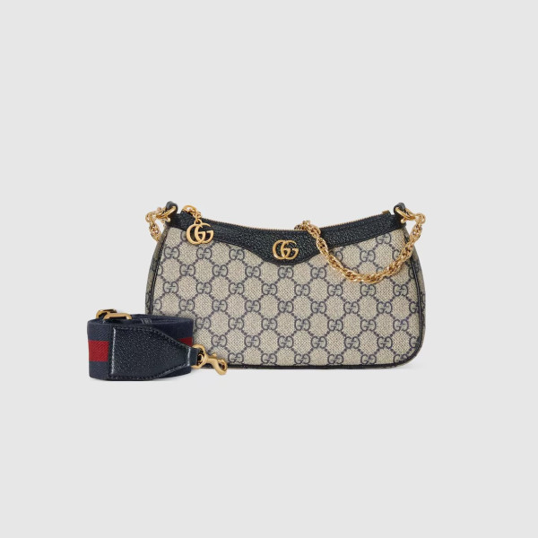 [스페셜오더]Gucci-‎735132 구찌 베이지/블루 오피디아 스몰 핸드백 25cm