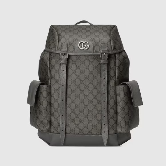 GUCCI-598140 구찌 그레이/블랙 오피디아 GG 미디엄 백팩 24cm