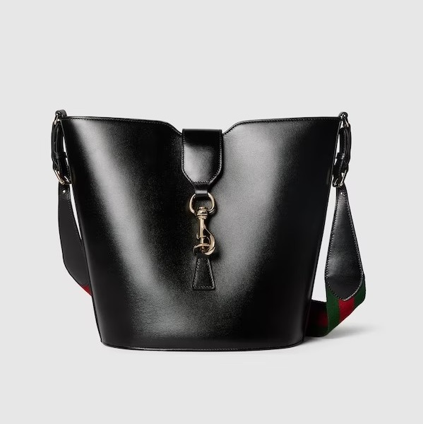 GUCCI-782904 구찌 블랙 버킷 미디엄 숄더백 25cm