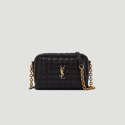 YSL-764809 생 로랑 블랙 카산드라 마틀라세 까레 미니 카메라백 19.5cm