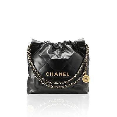 CHANEL-AS3260 샤넬 블랙/골드 22 스몰 호보백 35cm