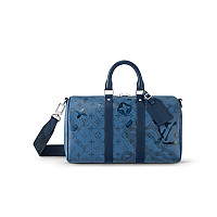 LOUIS VUITTON-M11691 루이비통 블루 모노그램 토뤼옹 키폴 반둘리에 35
