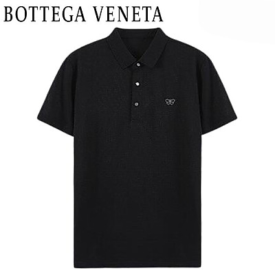 BOTTEGA VENETA-06112 보테가 베네타 화이트 코튼 폴로 티셔츠 남성용