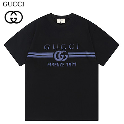 GUCCI-06197 구찌 아이보리 프린트 장식 티셔츠 남여공용