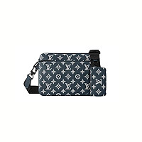 LOUIS VUITTON-M14069 루이비통 스카이 블루 모노그램 트리오 메신저