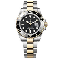 [CLEAN]Rolex Submariner Date 18K 옐로우골드 블랙 904L 1:1 Best Edition 41mm - 롤렉스 이미테이션 서브마리너 18K 옐로우골드 베스트 에디션