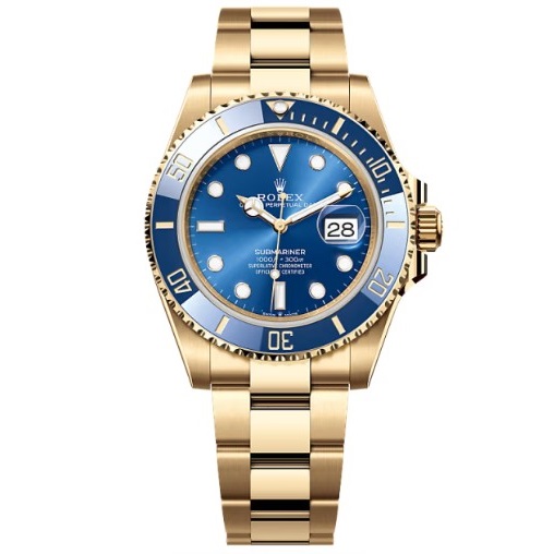 [CLEAN]Rolex Submariner Date 18K 옐로우골드 블루 904L 1:1 Best Edition 41mm - 롤렉스 레플리카 서브마리너 18K 옐로우골드 베스트 에디션