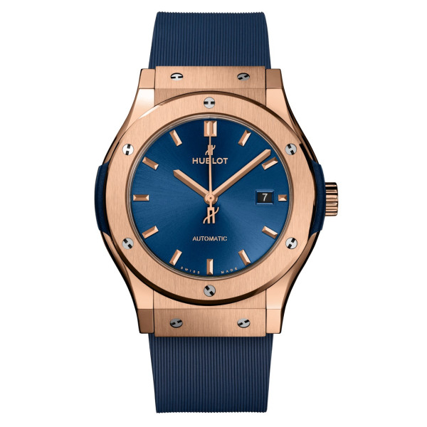 [HBF]Hublot-클래식 퓨전 킹 골드 블루 이미테이션시계 42mm 1:1 Best Edition - 542.OX.7180.RX