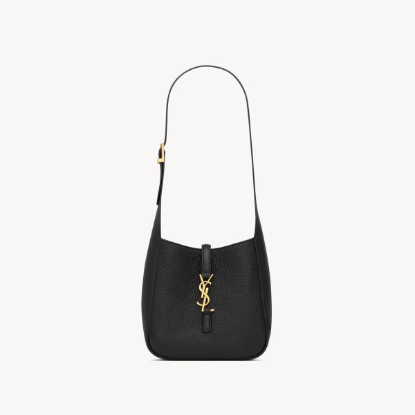 YSL-809461 생 로랑 블랙 LE 5 À 7 베이비 호보백 15cm