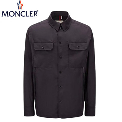 MONCLER-09075 몽클레어 블랙 더블 포켓 바람막이 재킷 남성용