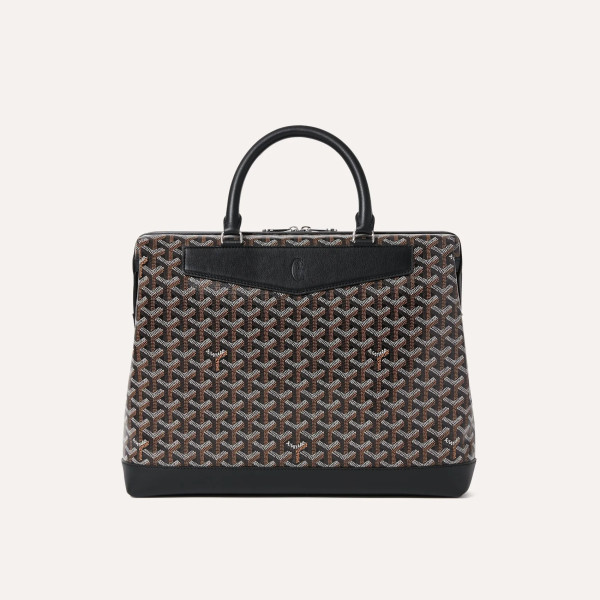 GOYARD-고야드 블랙 Cisalpin Document Case 시스알팡 서류 가방 39cm