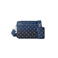 LOUIS VUITTON-M14069 루이비통 스카이 블루 모노그램 트리오 메신저