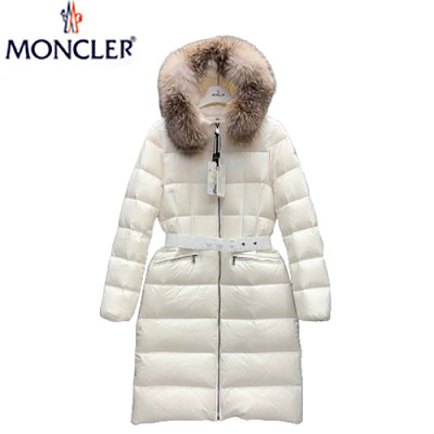 MONCLER-J20931 몽클레어 화이트 Boedic 롱 다운 재킷 여성용