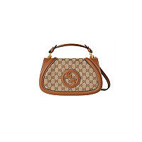 GUCCI-815714 9050 구찌 화이트 가죽 구찌 블론디 스몰 탑 핸들백