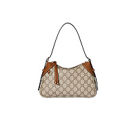 GUCCI-815218 9642 구찌 베이지/화이트 GG 엠블럼 스몰 숄더백