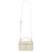YSL-766731 생 로랑 블랙 램스킨 GABY 배니티 숄더백 18cm