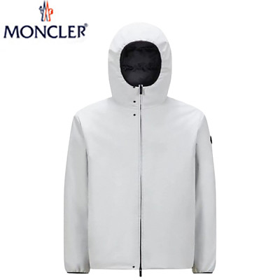 MONCLER-J20911 몽클레어 화이트 Polset 후드 쇼트 다운 재킷 남성용