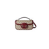 GUCCI-815206 9758 구찌 베이지/브라운 구찌 홀스빗 1955 스몰 탑 핸들백