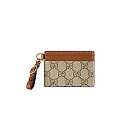 GUCCI-819121 8458 구찌 세이지 그린 GG 엠블럼 스트랩 카드 케이스