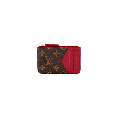 LOUIS VUITTON-M12385 루이비통 레드 모노그램 로미 카드 홀더