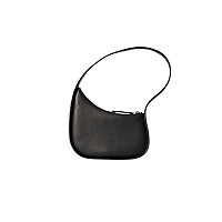 THE ROW-W1249L5 더 로우 브라운 Half Moon 가죽 백