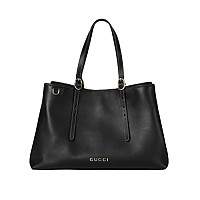 GUCCI-815213 9862 구찌 베이지/라이트 블루 GG 엠블럼 미디엄 토트백