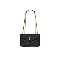 SAINT LAURENT-759337 생 로랑 레드 양가죽 puffer 토이