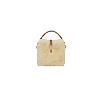 SAINT LAURENT-765870 생 로랑 화이트 유광 가죽 미니 le 37