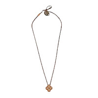 VAN CLEEF ARPELS-VCARD3 반클리프 실버/레드 빈티지 알함브라 펜던트