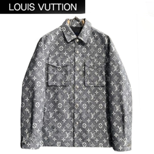 LOUIS VUITTON-02191 루이비통 그레이 모노그램 울 재킷 남성용