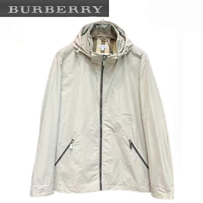 BURBERRY-02094 버버리 블랙 나일론 바람막이 후드 재킷 남성용