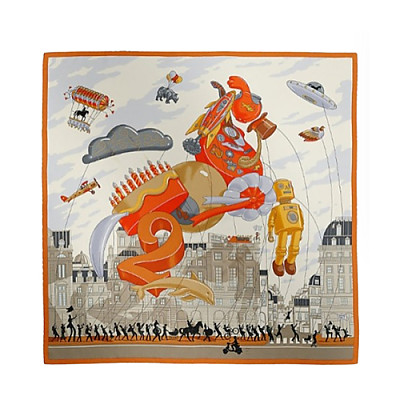 HERMES-H004150S 에르메스 블루 Hermes Parade 스카프