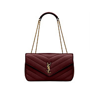 SAINT LAURENT-801439 생 로랑 오렌지 마틀라세 램스킨 loulou 미디엄백