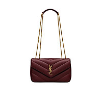 SAINT LAURENT-801437 생 로랑 화이트 마틀라세 램스킨 loulou 스몰백