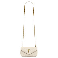 SAINT LAURENT-821749 생 로랑 레드 램스킨 loulou 토이